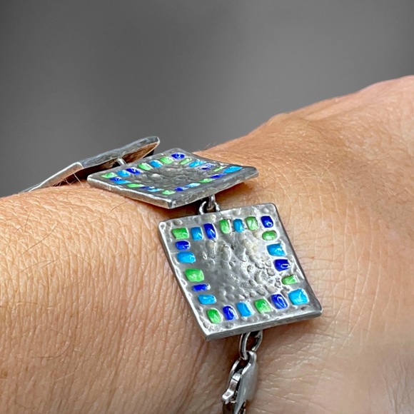 🌺Artisan Sterling Silver Bracelet - Picture 10 of 16